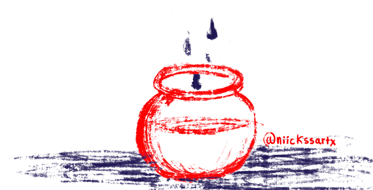 Pecera animada dibujada a mano